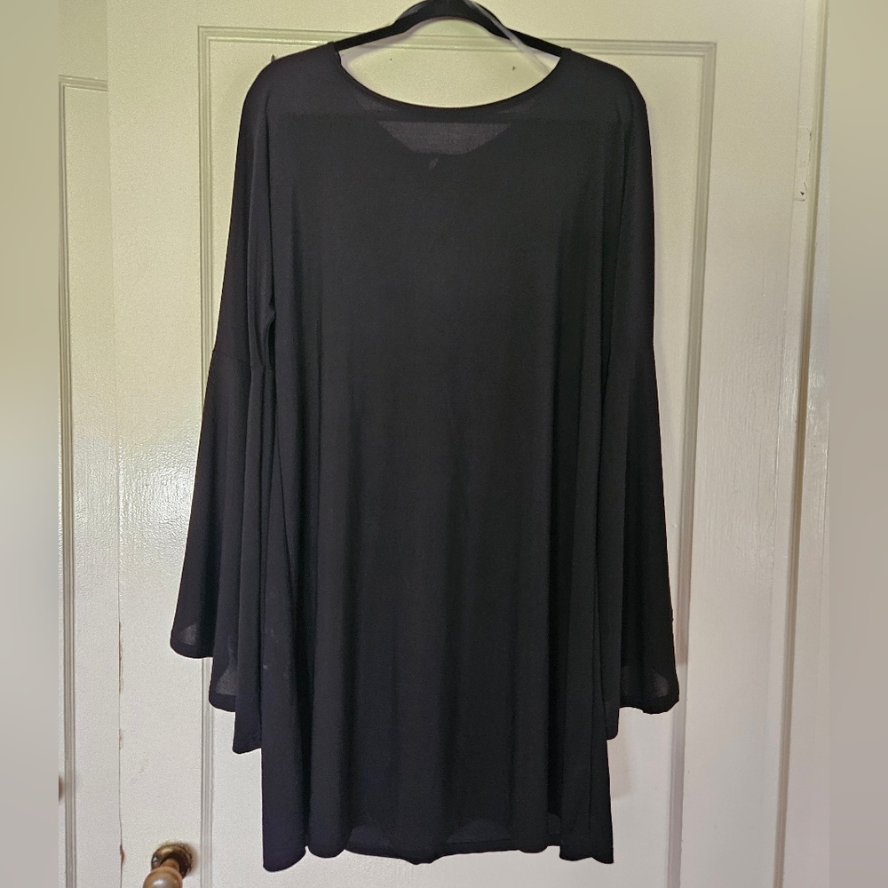 Oblong Box Shop Bell Sleeve Witchy Tunic Top XL NWOT